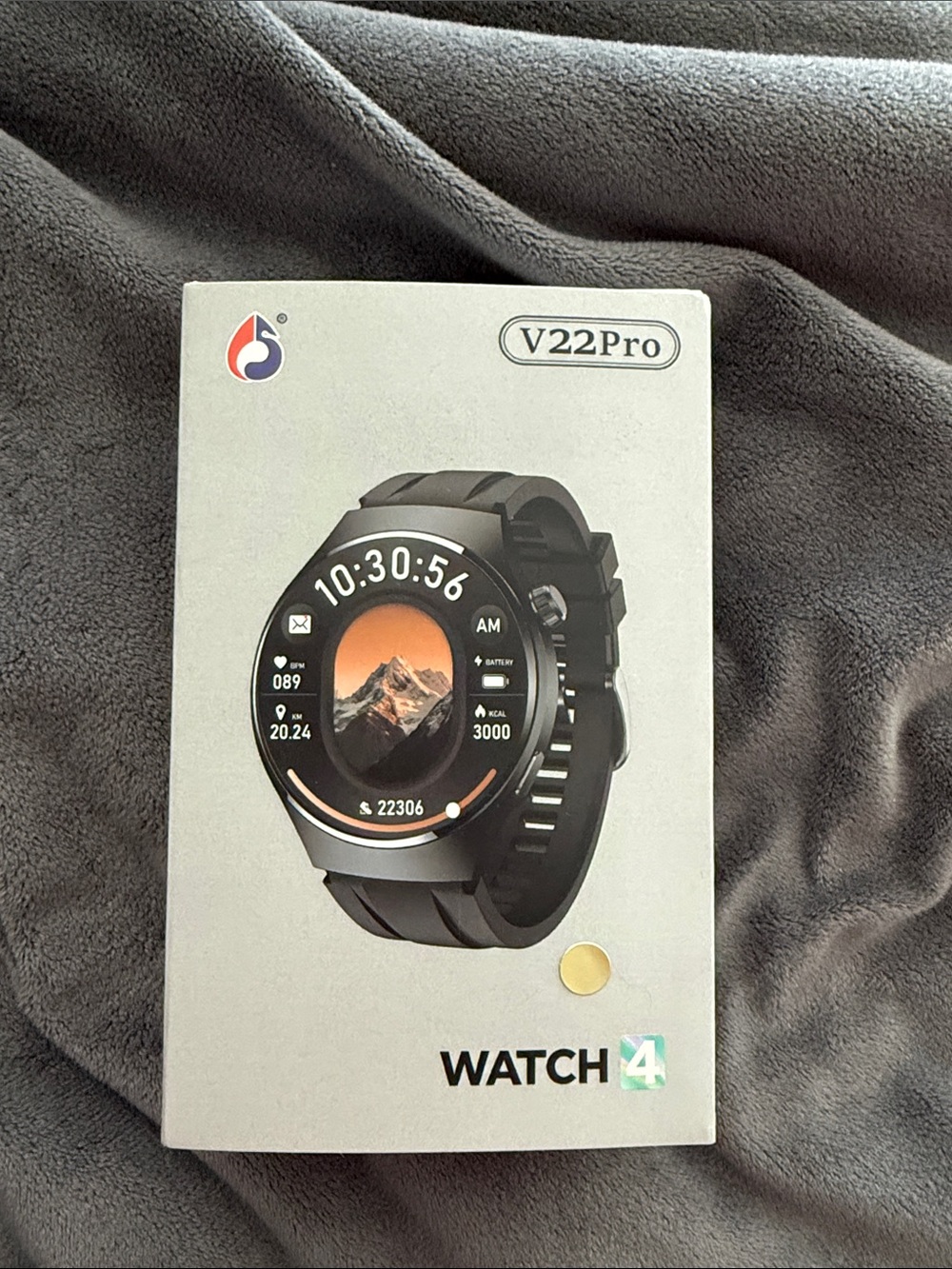 V22Pro Smart Watch 4 - Black